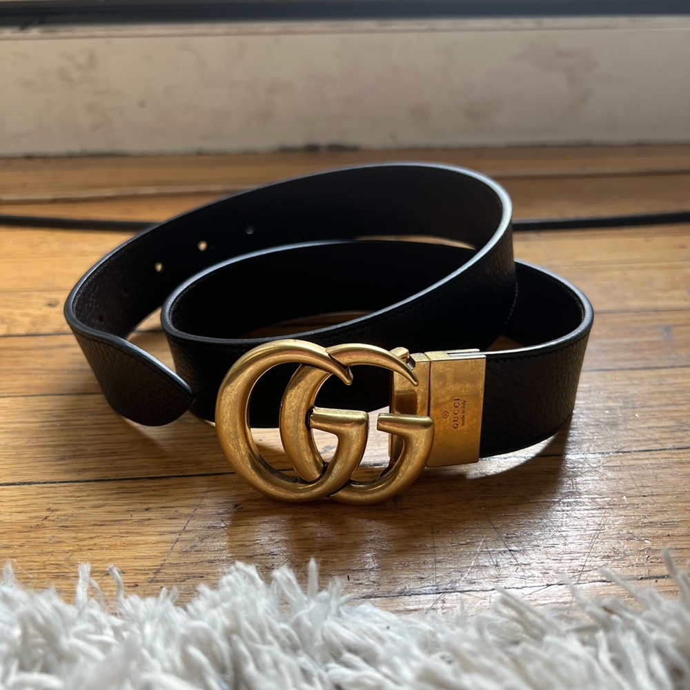 Reversible Gucci belt